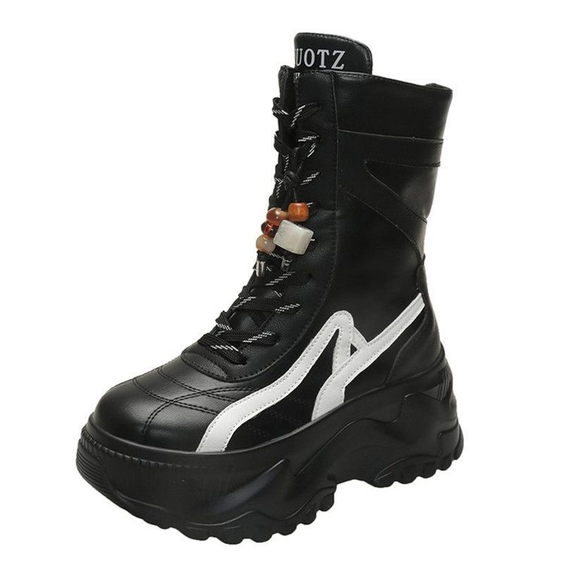 New Women 8CM Chunky Mid-Calf  - Sneaker Zone 评论和价格