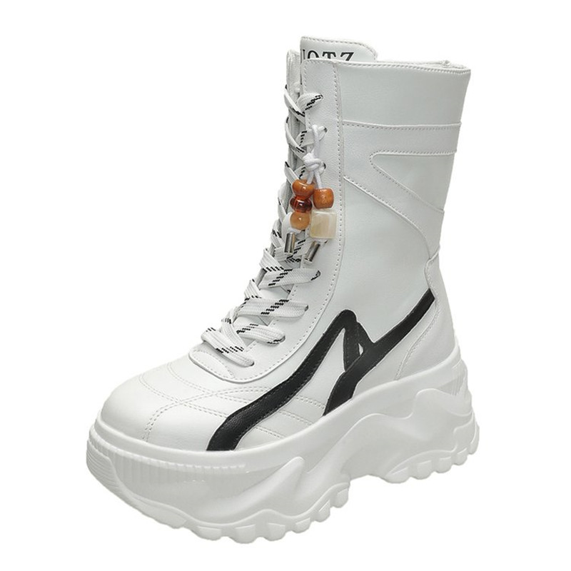 New Women 8CM Chunky Mid-Calf  - Sneaker Zone 评论和价格