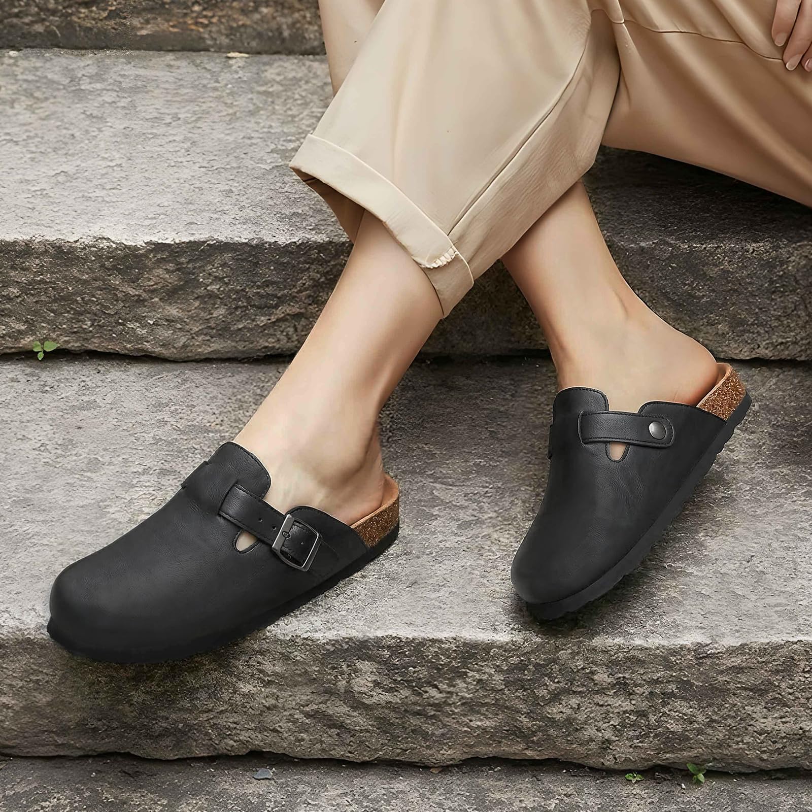 Litfun Cork Footbed Clogs Vega - Sneaker Vegan 评论和价格