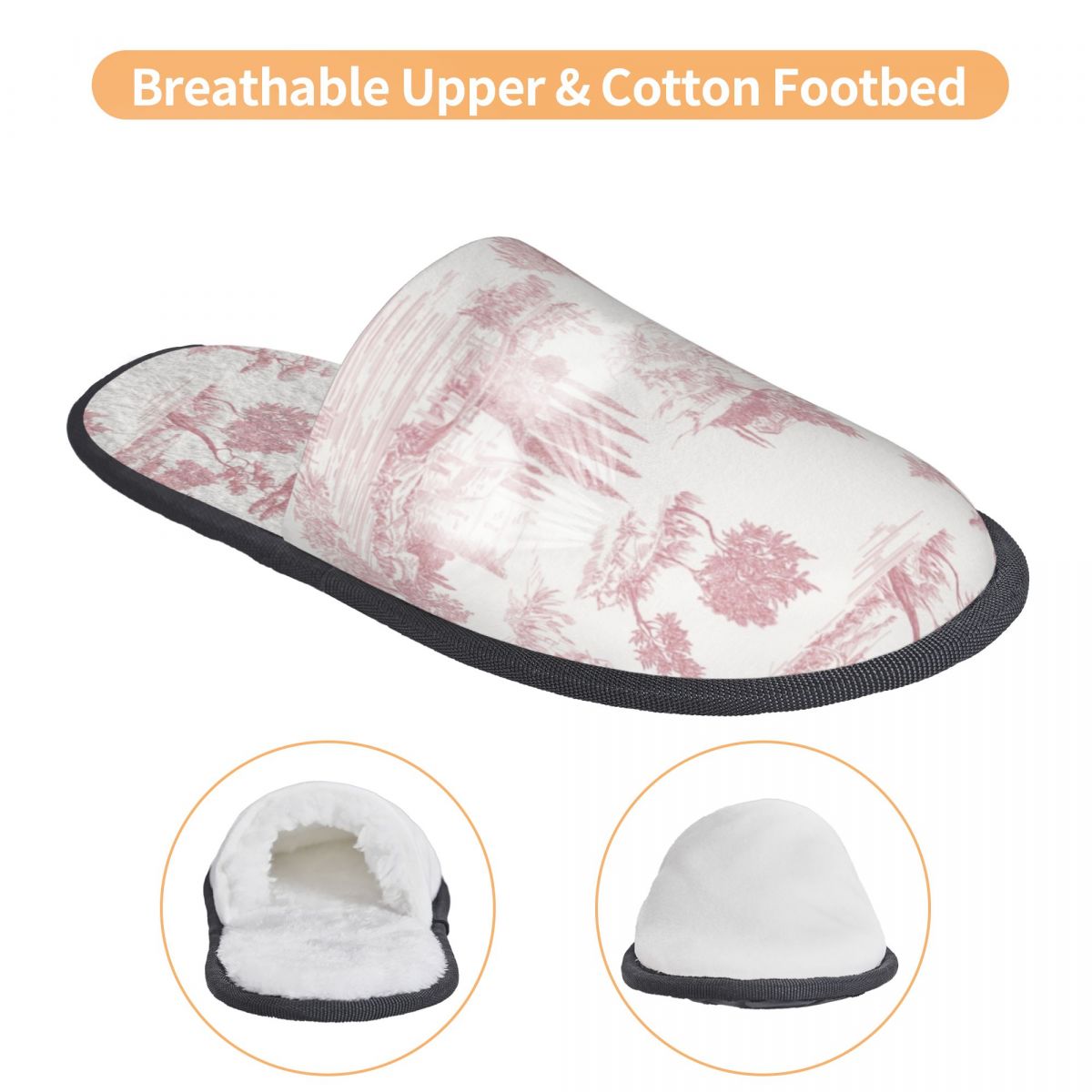 Custom Vintage Toile De Jouy S - Insole Memory Foam 评论和价格